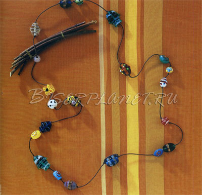 Ожерелье из муранских бусин